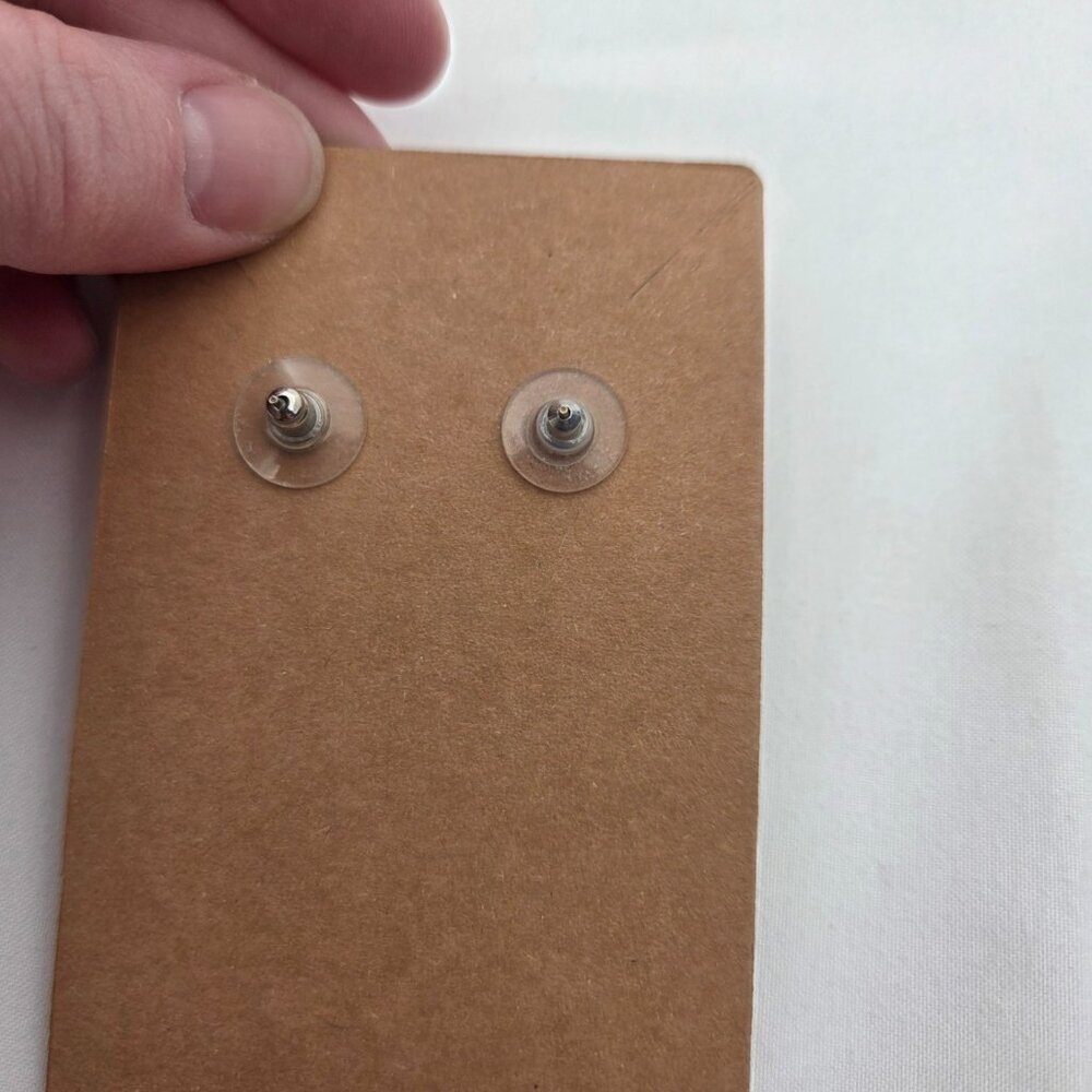 Vintage Brighton "Love Notes" Heart Drop Earrings - Picture 3 of 6
